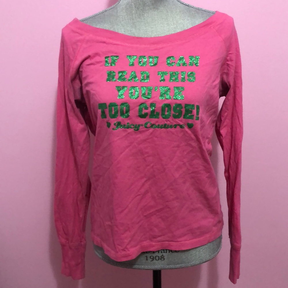 Juicy couture long sleeve top